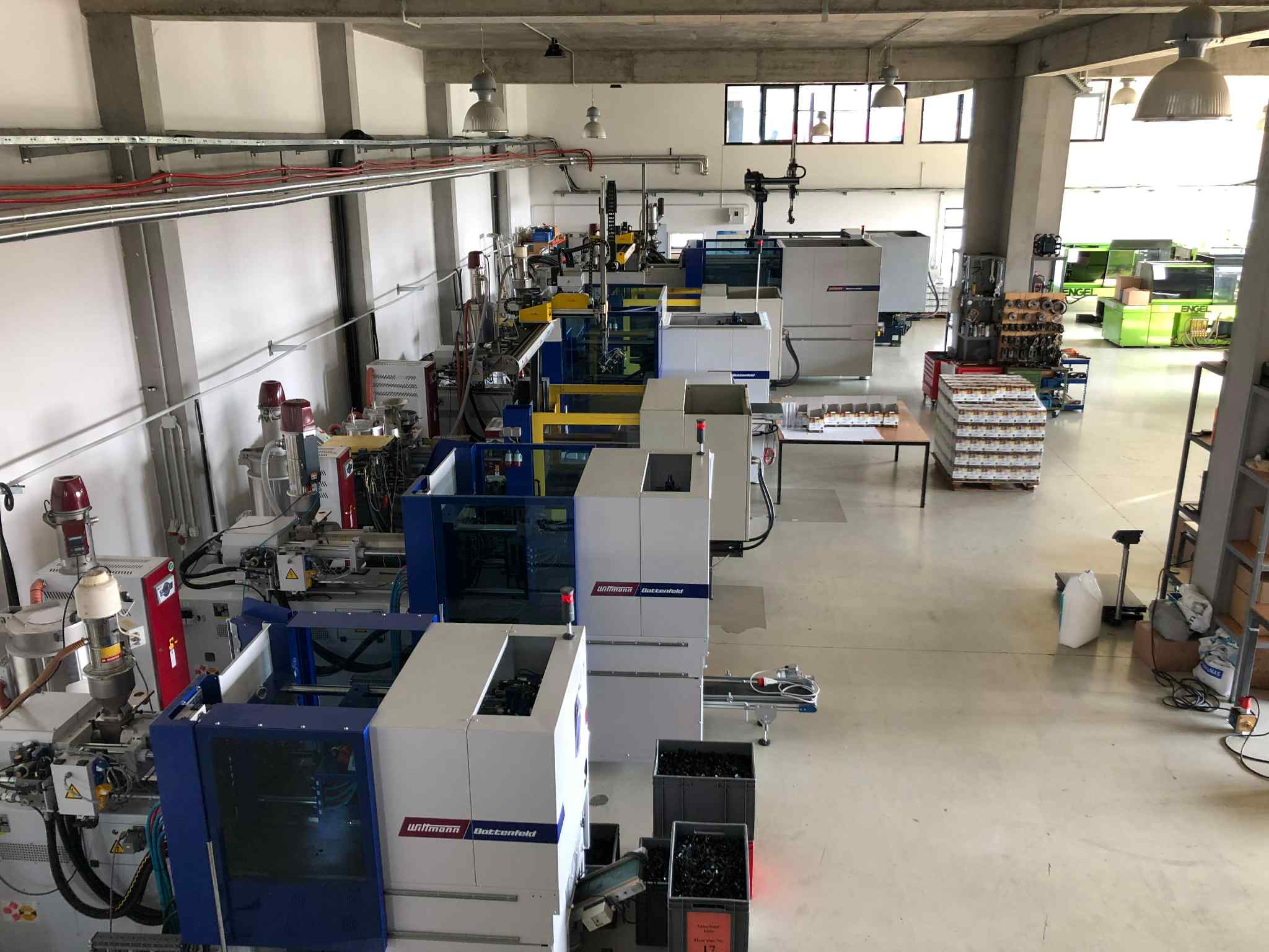 Efficient production line in action